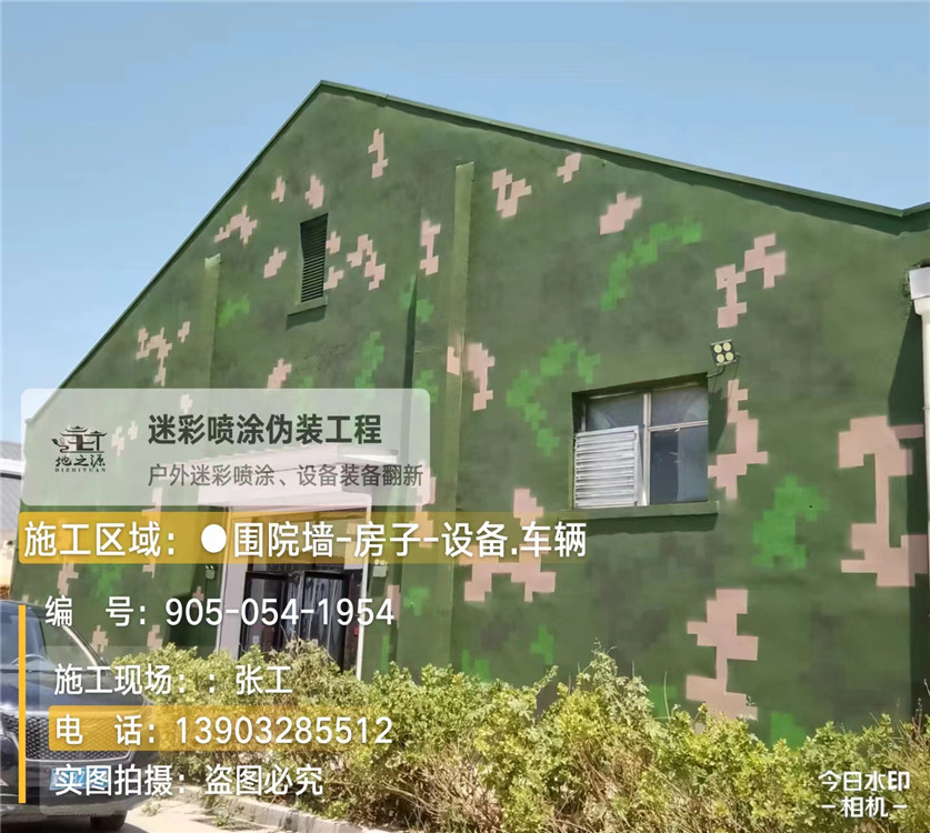 济宁外墙数码迷彩漆施工报价清单(100㎡标准墙面测算)